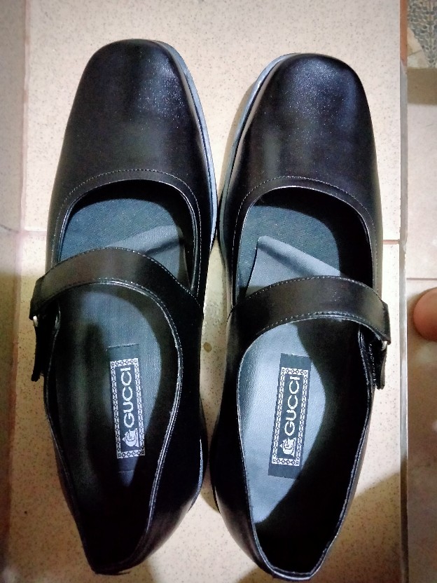 Sepatu Pantofel Sekolah Paskibra Wanita Formal Ukuran Besar Jumbo 36 - 44 Bahan Kulit Big Size