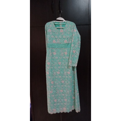 Baju Kondangan Pesta Muslimah/Brokat Mewah/Preloved Gaun Muslimah