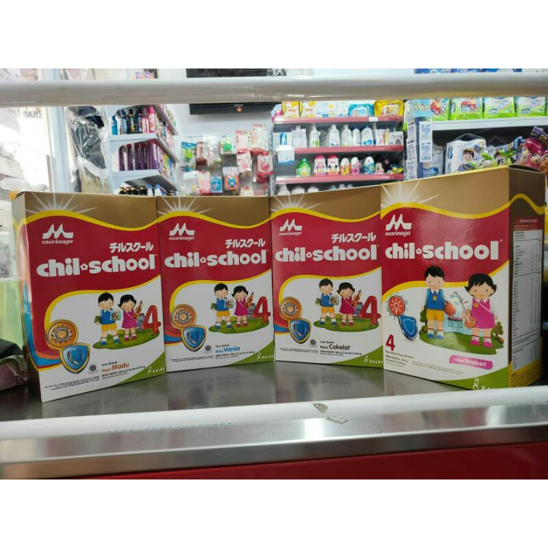 

Morinaga Chilschool madu, vanila, coklat, strawberi 800g