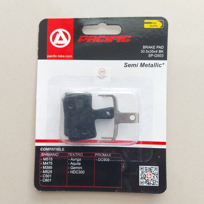 Kampas Rem PACIFIC Disc Brake Pad Cakram Sepeda MTB Model Persegi Kotak G503 G504 G507 G508 Original