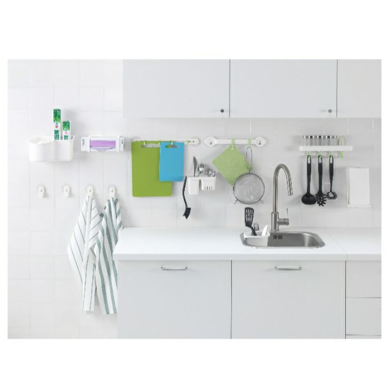 Rak Gantung Dapur Tempat Bumbu IKEA GLOMSTA Kamar Mandi Handuk Sabun