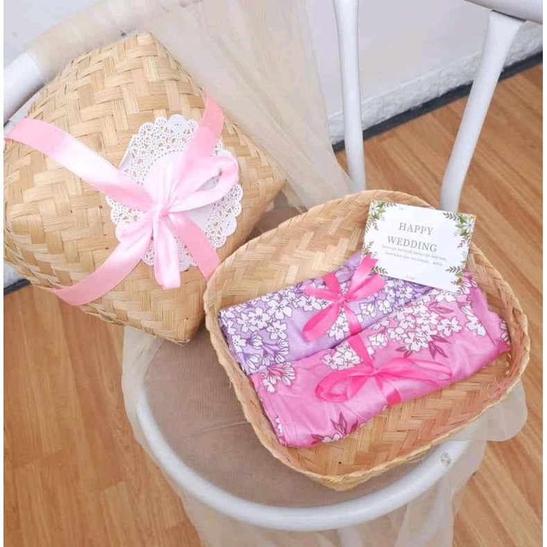 

[ Halodul ] Besek Bambu 18x18 Grosir Termurah | Besek bambu hampers