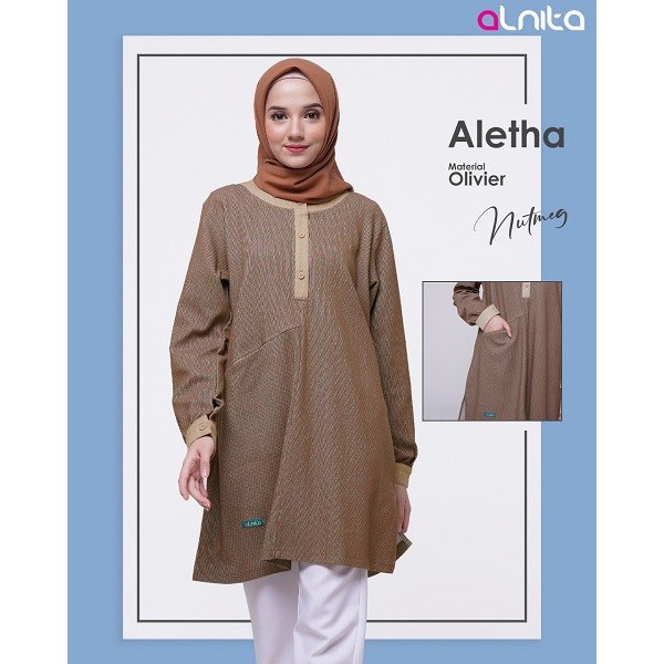 KOLEKSI ATASAN ALNITA TERBARU ALNITA ALETHA / ATASAN ALNITA / BLOUSE ALNITA / ATASAN MODERN / BLOUSE