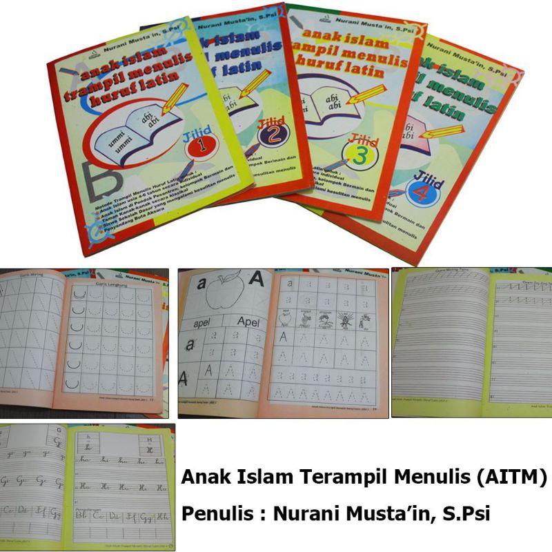 BUKU MENULIS LATIN ANAK ISLAM TERAMPIL MENULIS LATIN