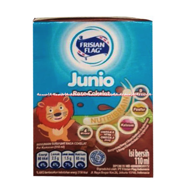 Frisian Flag Junio Rasa Coklat isi 6pcs Uht Kid Susu Bendera anak Rasa Cokelat Isi 6 Frisianflag Junior FF Kids Milk