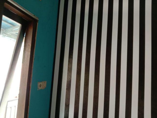 Genaris Wallpaper Polos Hitam Putih Kmk 10474 Wallpapaer 10meter X 45cm Wallpaper Dinding Sticker