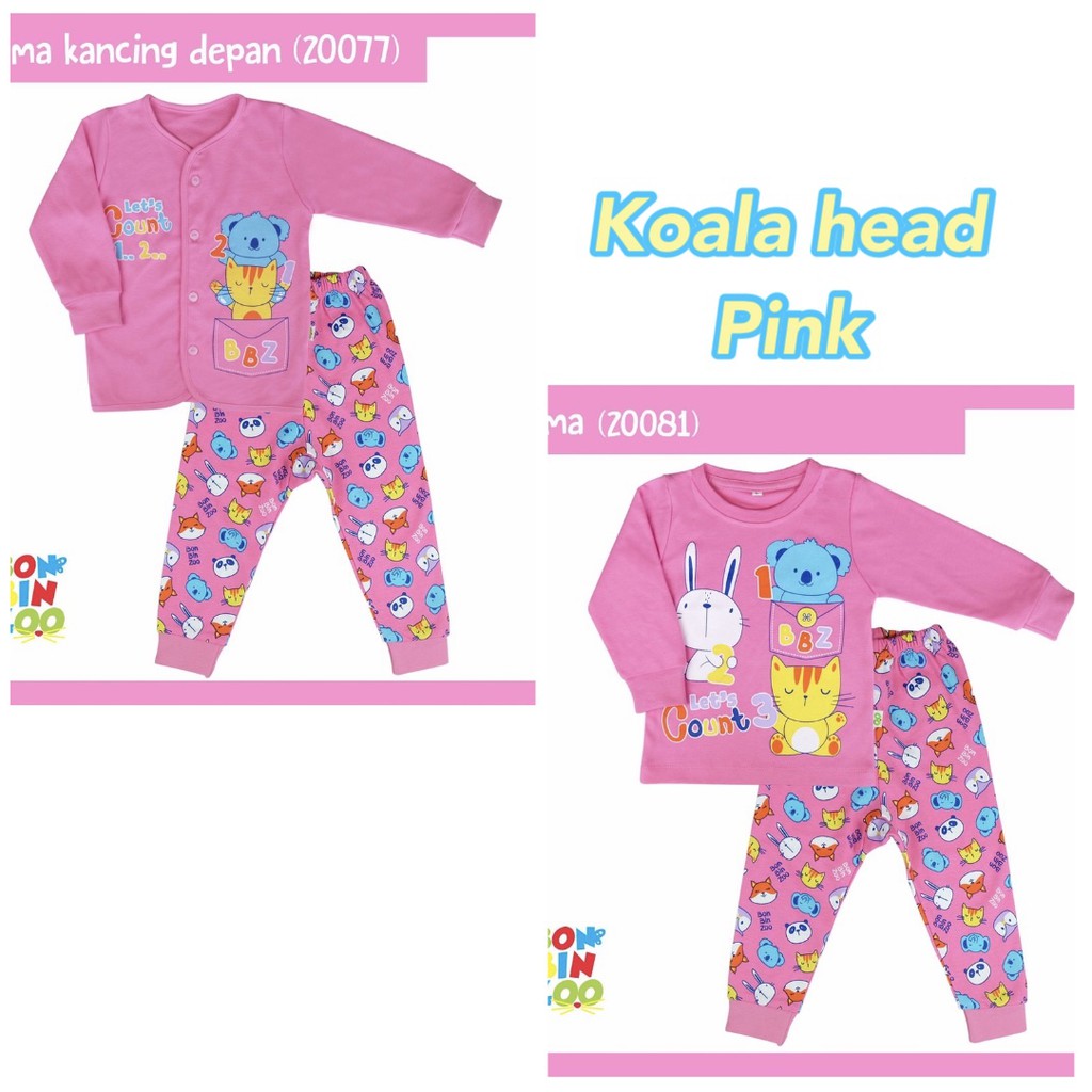 Setelan Panjang Bonbinzoo SNI 0-3 / 3-6 / 6-12m CBKS