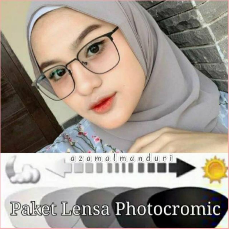 kacamata photocromic 2047 anti radiasi