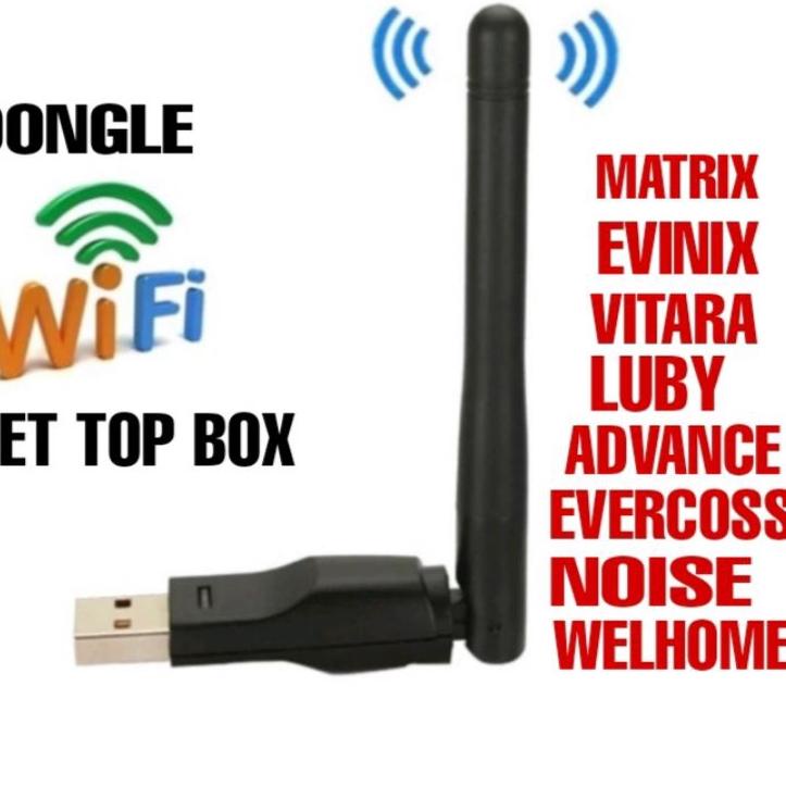 Special Price.. DONGLE WIFI MATRIX LUBY EVERCOSS EVINIX ADVANCE VITARA ANTENA WIFI SET TOP BOX USB D