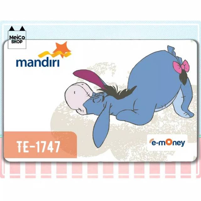 

[TE-1747] Sticker E-money Mandiri Meico - Eeyore
