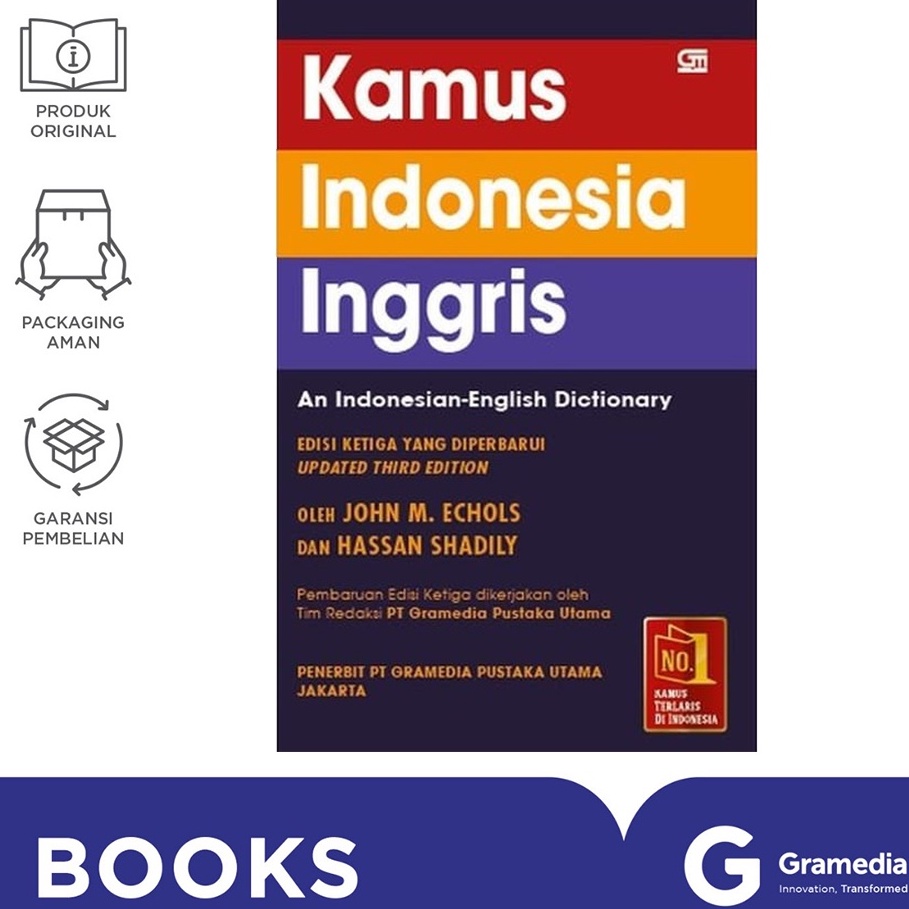 Kamus Indonesia - Inggris Edisi Ketiga Yang Diperbarui ( SC )-1