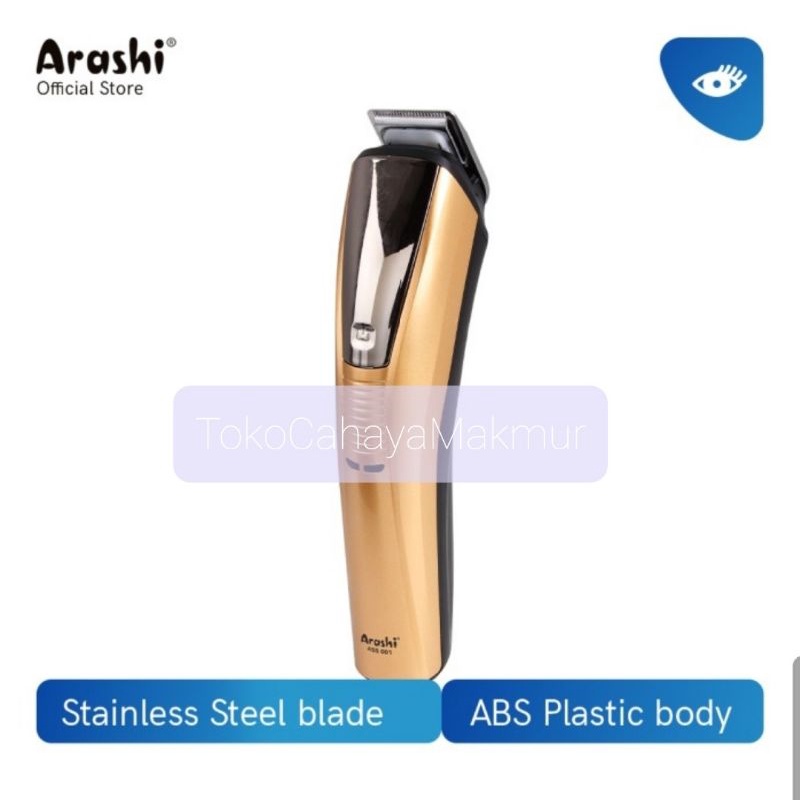 Arashi Shaver Set ASS001 6in1 - Alat Mesin Cukur Rambut Elektrik - Hair Clipper