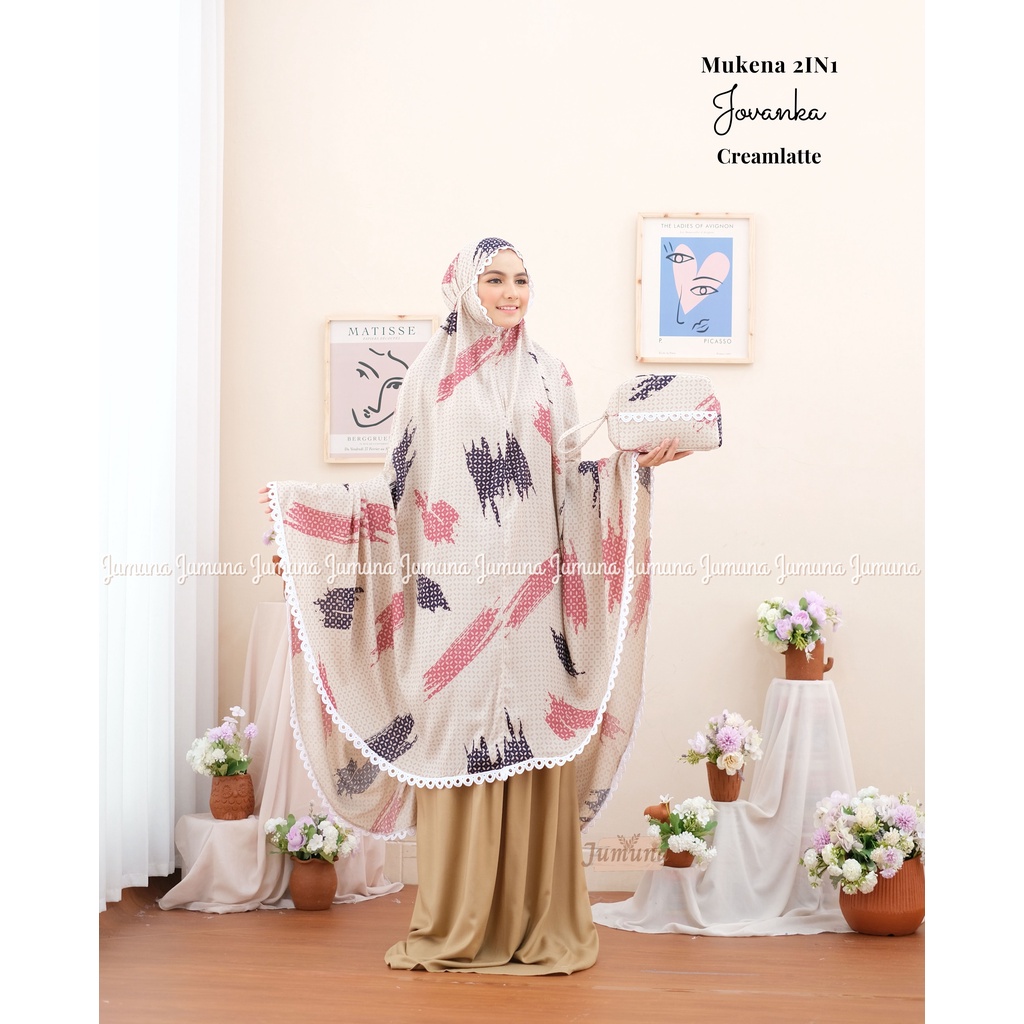 Leesy.id - Mukena Travelling 2IN1 Jovanka