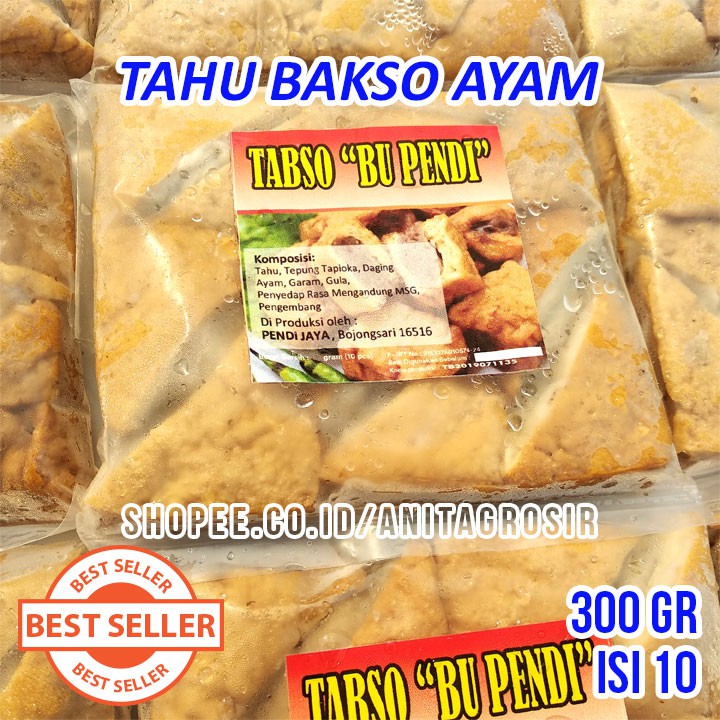 

Tahu Bakso Bu Pendi 300gr isi 10 Tahu Mercon Bu Pendi isi 10 Enak Halal Tabso Ayam