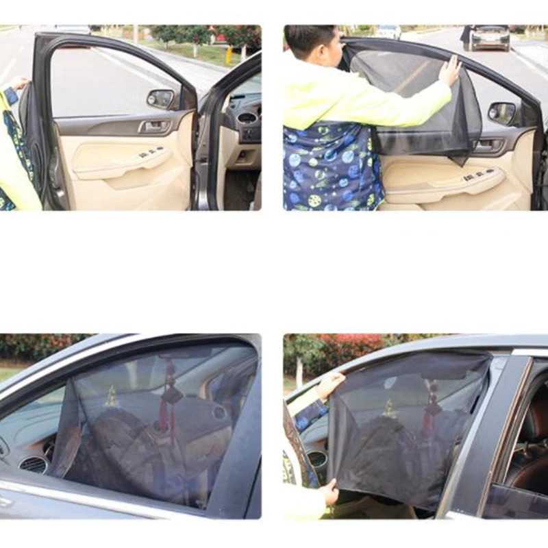 Pelindung UV Jendela Mobil Car Sun Shade Mesh Visor Premium