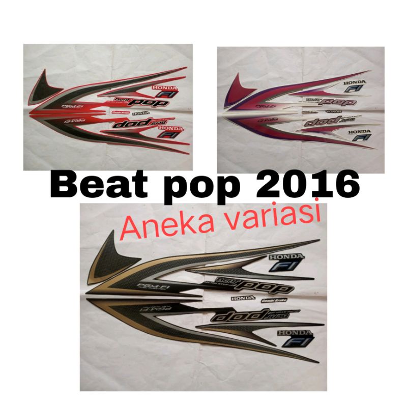 stiker striping honda beat pop 2016