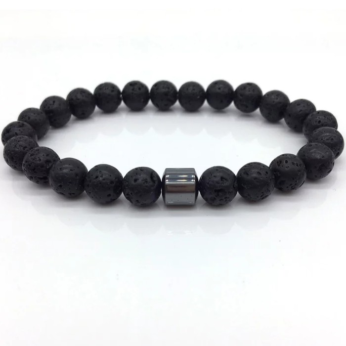 COD GELANG PRIA NATURE STONE BEADS BRACELETS EXCLUSIVE HANDMADE WB006