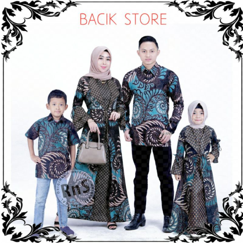 BAJU BATIK COUPLE KELUARGA KOMBINASI ASLI PEKALONGAN,-MODEL TERBARU