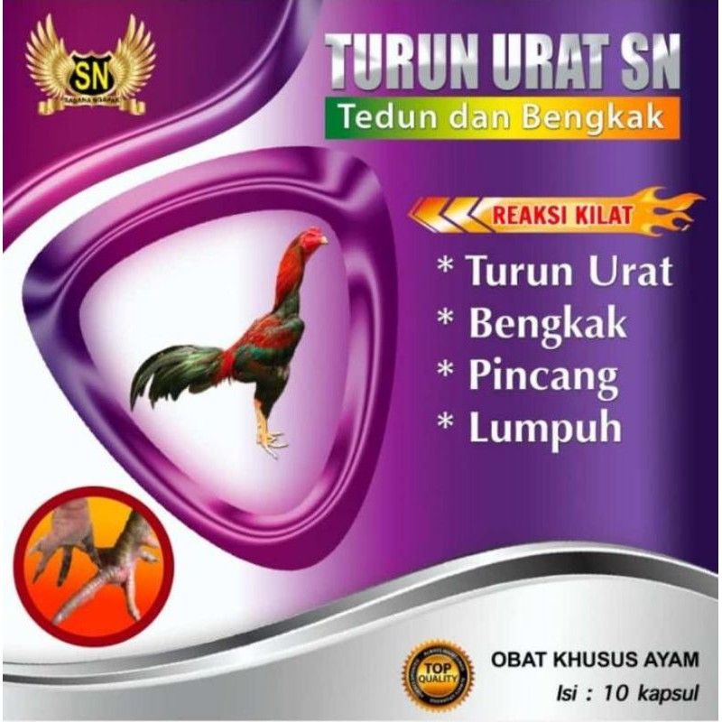 TURUN URAT SN - Tedun dan Bengkak isi 10 kapsul