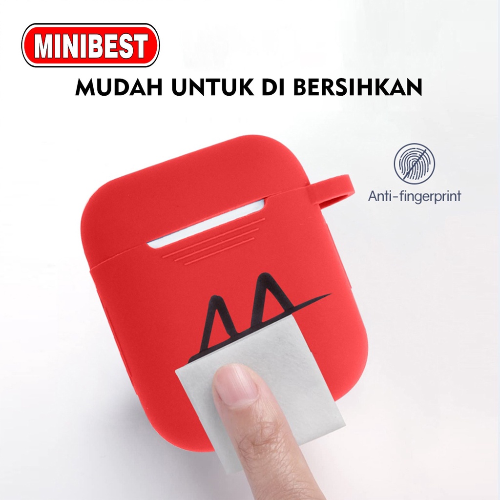 [MB] Case / Casing MB_Pods 2nd Generation (Premium Silicone Softcase + Free Hook) by Minibest Indonesia