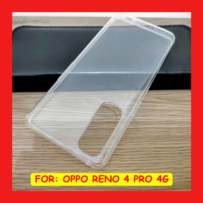 Softcase OPPO RENO 4, RENO 4 PRO Jelly Case HD Silikon Case Bening Case Clear TPU Anti Jamur (by ga2)