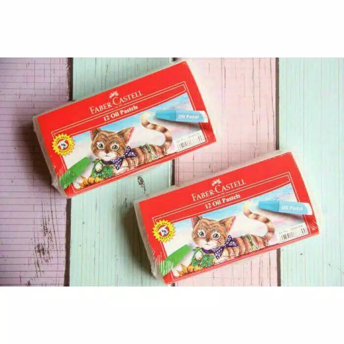 

CRAYON / OIL PASTEL FABER CASTELL 12 WARNA ( SET ) ORIGINAL