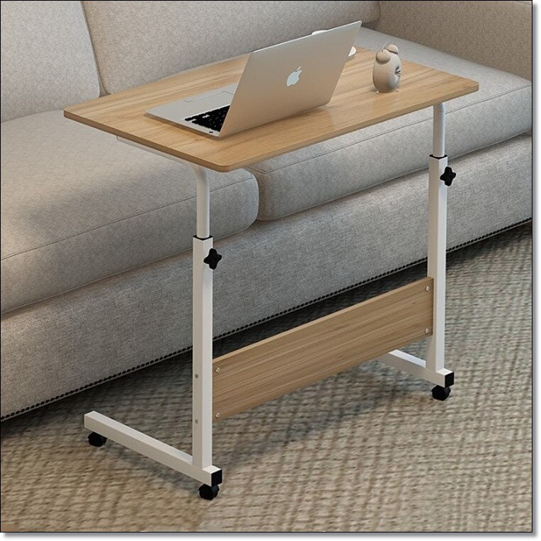 Meja komputer laptop Lipat Adjustable Portable Rotate Laptop Desk - Warna Cek Varian