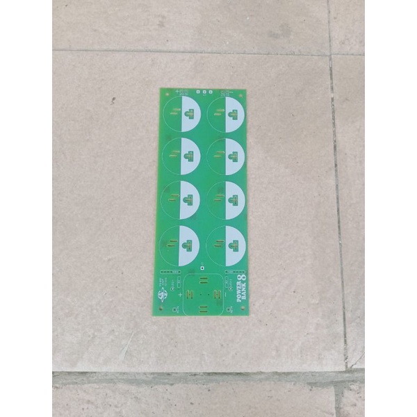 PCB power bank atau power supplay untuk 8 kapasitor elco