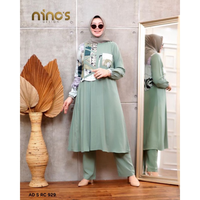 Ready Stelan Tunic dan Celana ad-s-rc-929 ori by ninos design