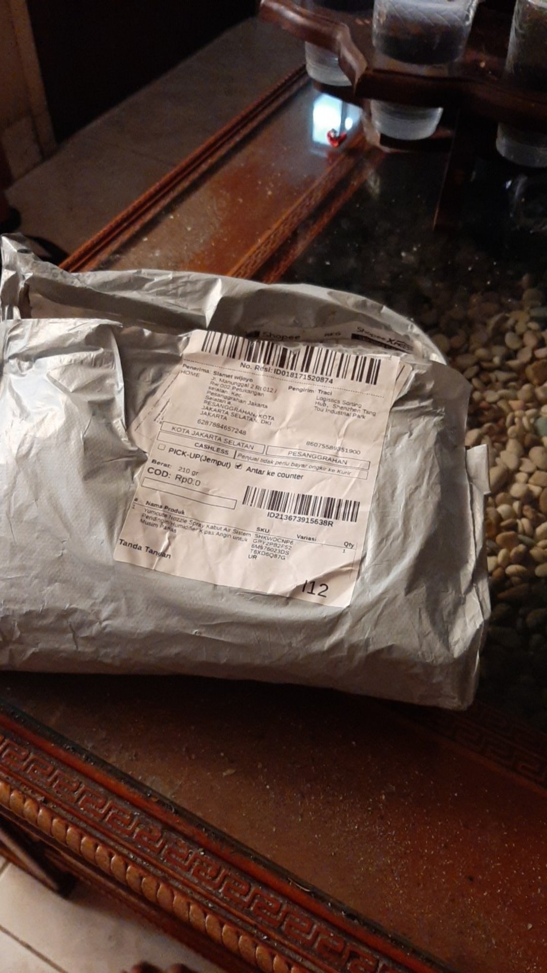 Yumcute Nozzle Spray Kabut Air Sistem Pendingin/humidifier Kipas Angin Untuk Musim Panas