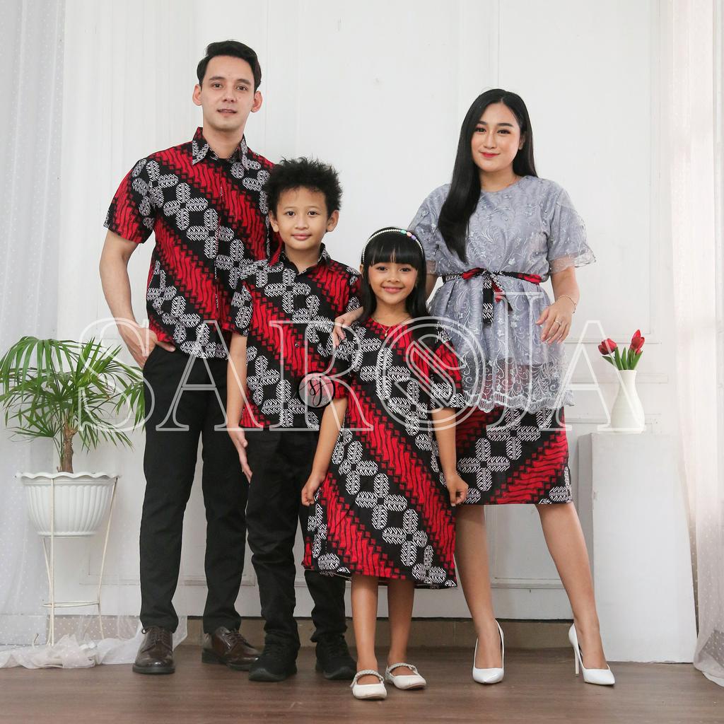 SAROJA | Couple Keluarga Family Set Rnb Brukat Eelina | Couple Baju Natal Mewah |Dress Natal Wanita Kekinian | Baju Natal Couple Keluarga Ayah Ibu Anak | Baju Natal Couple Pasangan | Baju Natal Anak Perempuan | Baju Natal Keluarga