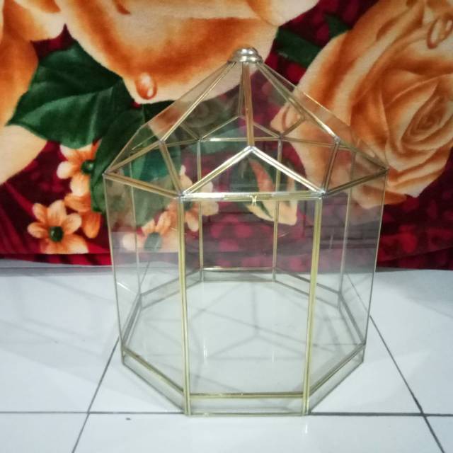 ready stok KOTAK hantaran /KOTAK SESERAHAN /MAHAR /SESERAHAN /SANGJIT / KOTAK KACA KLU 03