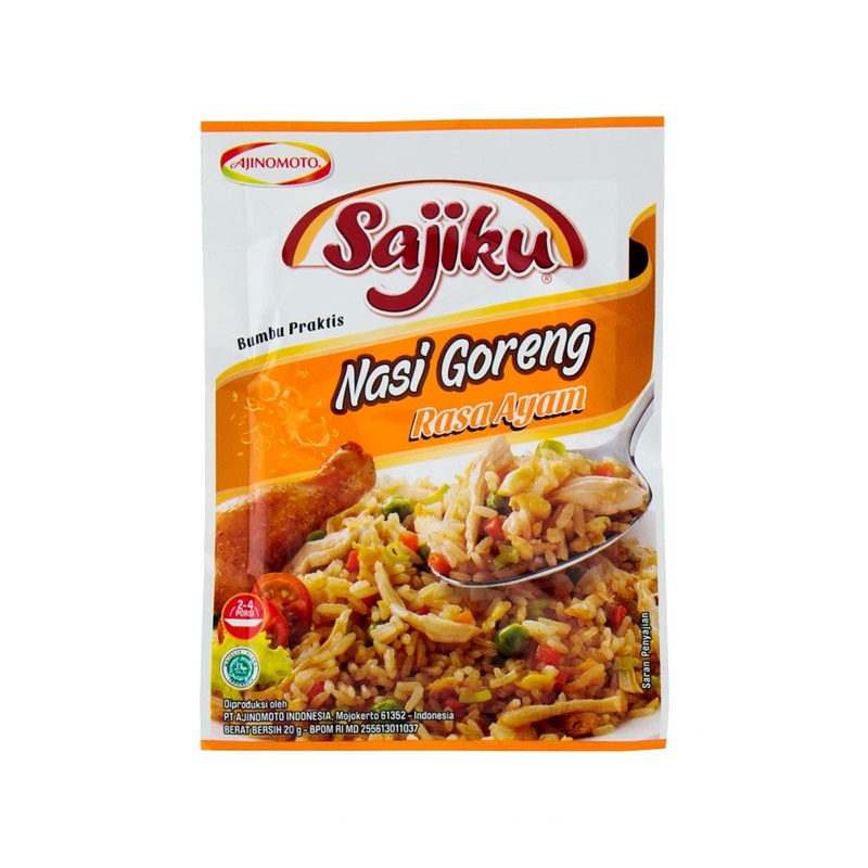 

Ajinomoto Bumbu Nasi Goreng Sajiku Ayam 20G - Alhanan/04