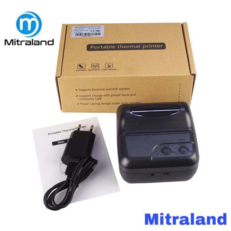 Printer Bluetooth Mini Murah Portable Kasir POS EPPOS Tipe EPX80B(FREE KERTAS 1 ROLL)