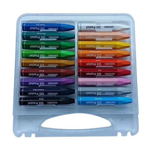 Oil Pastel atau Crayon Greebel isi 18 Warna