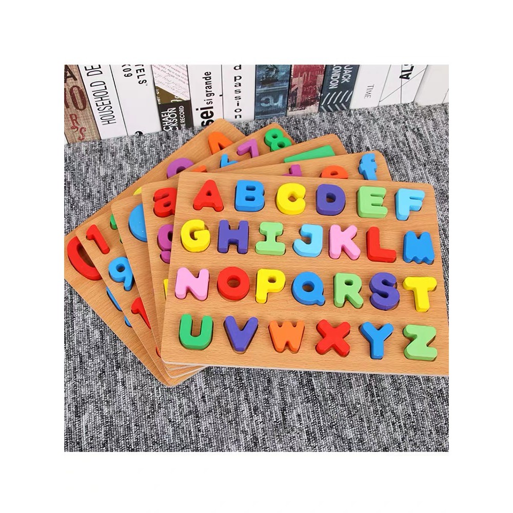 Mainan Puzzle Kayu Anak 3D Wooden Toys Jigsaw Puzzle Anak