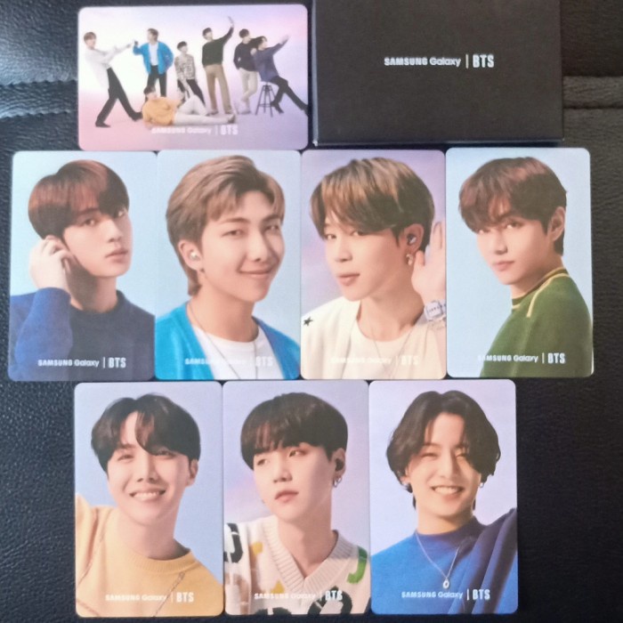 

BTS Samsung Photocard PC RM JK JIN TAEHYUNG SUGA JIMIN JHOPE - RM