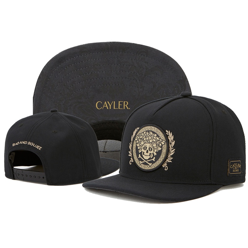 Topi Snapback Cayler & Sons Cayler Sons Hitam Emas Black Gold Premium Branded IMPORT