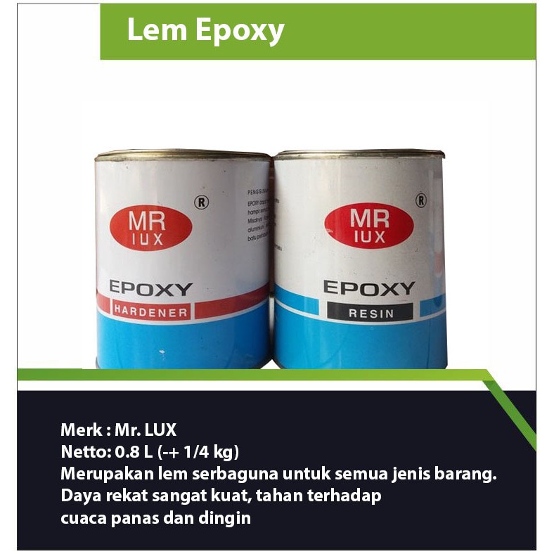 Lem Epoxy / Epoxy Resin