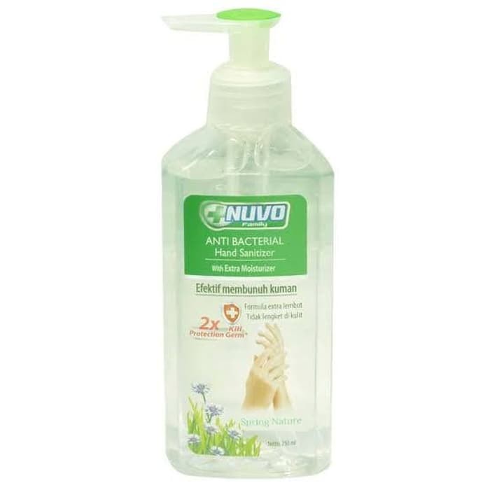 [READY STOCK]  NUVO Hand Sanitizer 250ml ORIGINAL 250 ml pump ORIGINAL TERMURAH