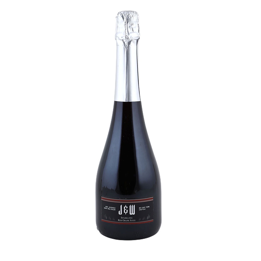 J&W Sparkling Red Grape Drink-Minuman Sari Buah Anggur 750ml