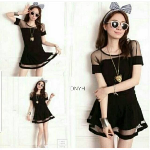 D.N.Y.H - MA - Dress Fashion (Hitam)