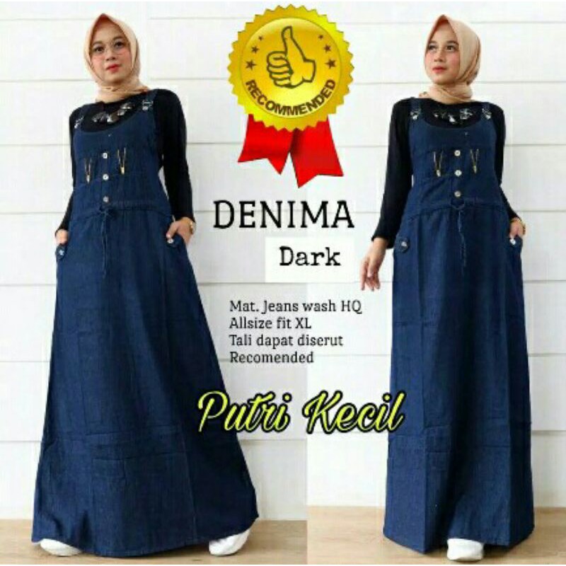 Overall baju kodok wanita kekinian