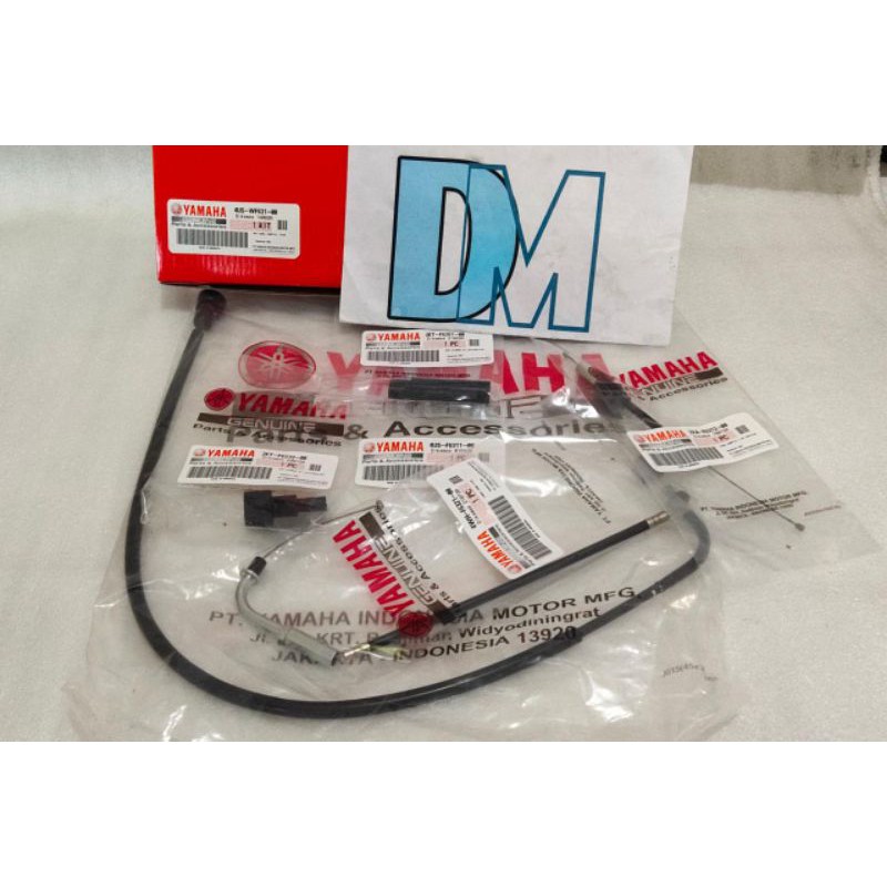 throttle cable kit kabel gas kit set dengan kabel pompa oli FIZR F1ZR 4US-WF631-00 asli ori Yamaha