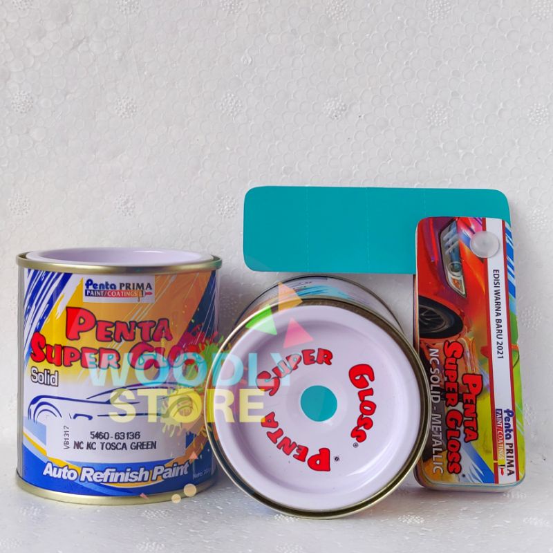 PENTA SUPER GLOSS KC TOSCA GREEN SOLID HIJAU TOSCA CAT DUCO 200ml