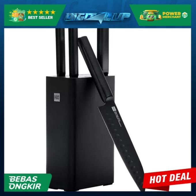 

Huohou Set Pisau Dapur Kitchen Knife 5 In 1 - Hu0076 Mamazira40