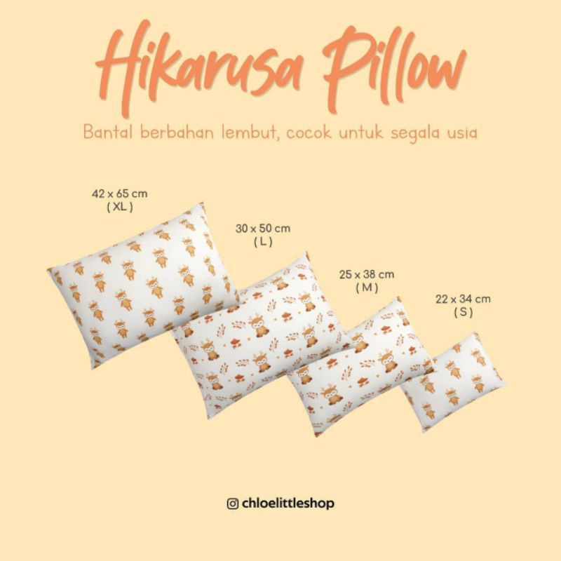 Hikarusa Bantal / Guling Hikaru size XL / Jumbo Deer, Deer Mushroom, Big Deer, Deer Family, Sky Deer, Baby Shark