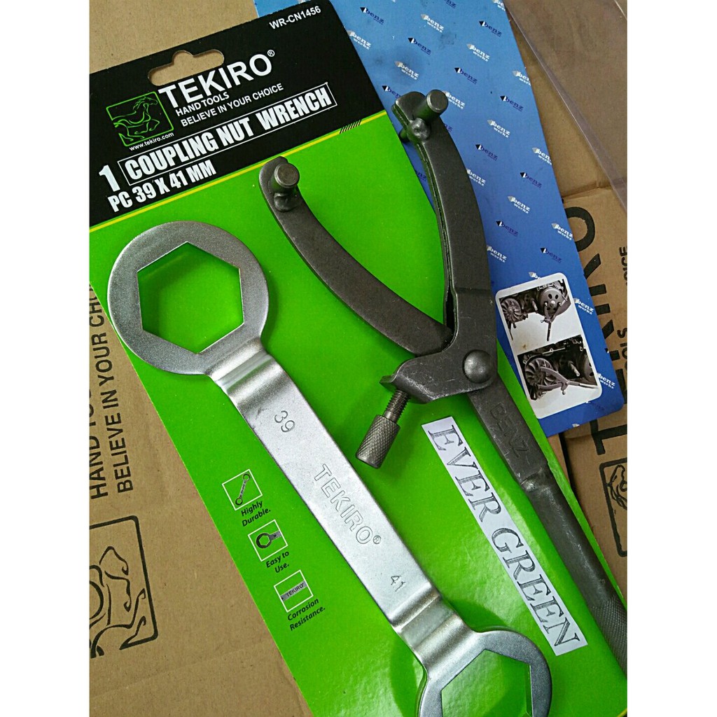 TREKER CVT Paket 2 Pcs TEKIRO dan BENZ Kunci Pully CVT dan Tahanan CVT .. Sedia Treker Magnet Stan