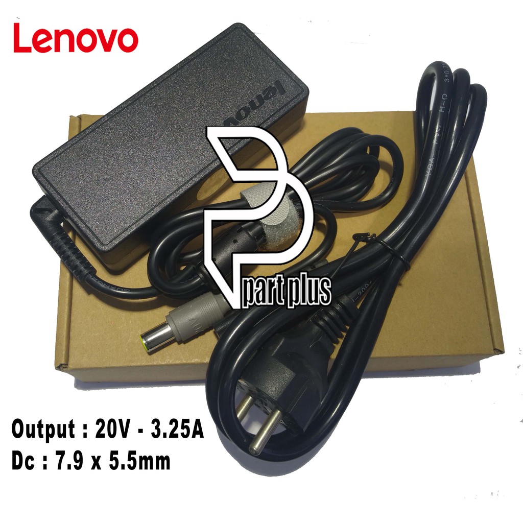 Charger Adaptor Original Lenovo T410 T420 T430 X220 L412 20v-3.25A JARUM