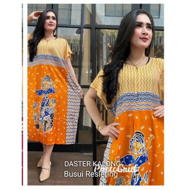 Daster Batik Baju Wanita Kekinian Kalong Lowo Pakaian Remaja Dewasa Modern Terbaru Batik Kelelawar Jumbo Busui Resleting Depan Perempuan Ibu Menyusui Hamil Bumil Bahan Rayon Harga Murah Grosir